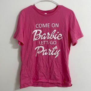 Barbie shirt size large, Bella canvas brand